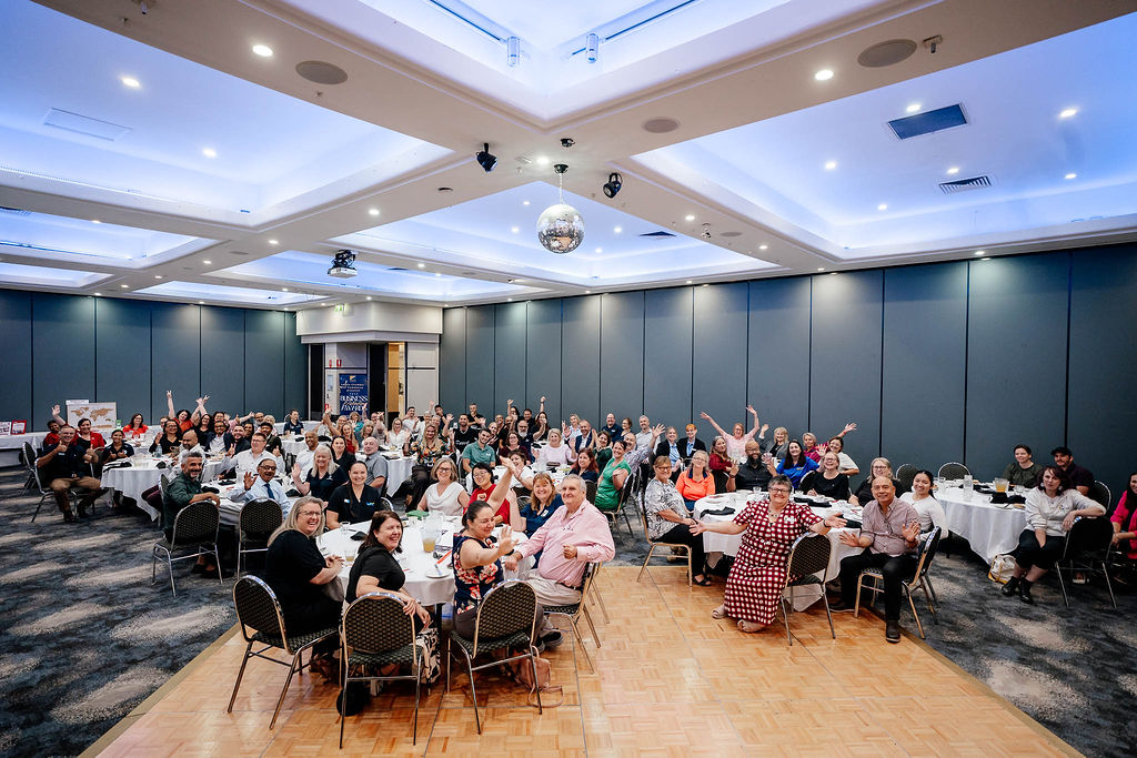 Logan Chamber of Commerce meeting attendees. Image by KWP Studios Flagstone
